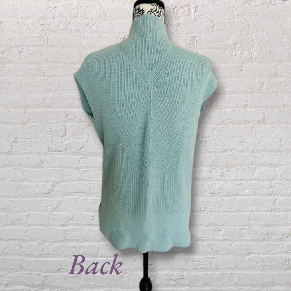Banana Republic Light Green Mock Turtleneck Sweater | Size XS - Picture 5 of 11